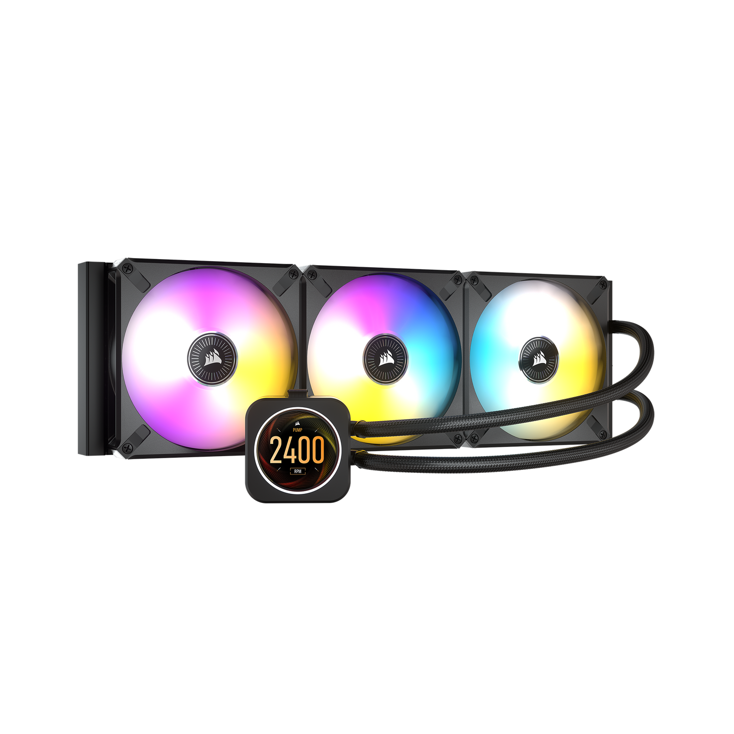 Corsair iCUE H170i ELITE LCD Display Liquid CPU Cooler (CS-CW-9060063-WW)