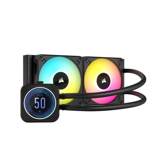 Corsair iCUE H100i ELITE LCD XT Display Liquid CPU Cooler (CS-CW-9060074-WW)