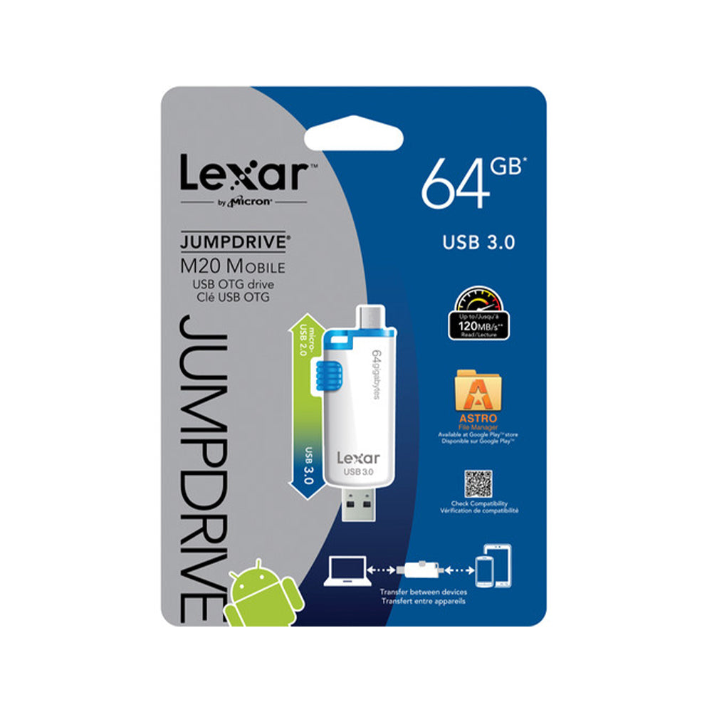 Lexar JumpDrive M20 Mobile USB 3.0 Flash Drive