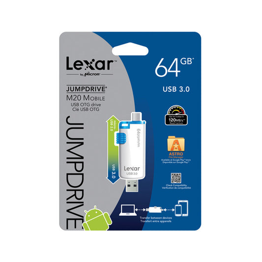 Lexar JumpDrive M20 Mobile USB 3.0 Flash Drive