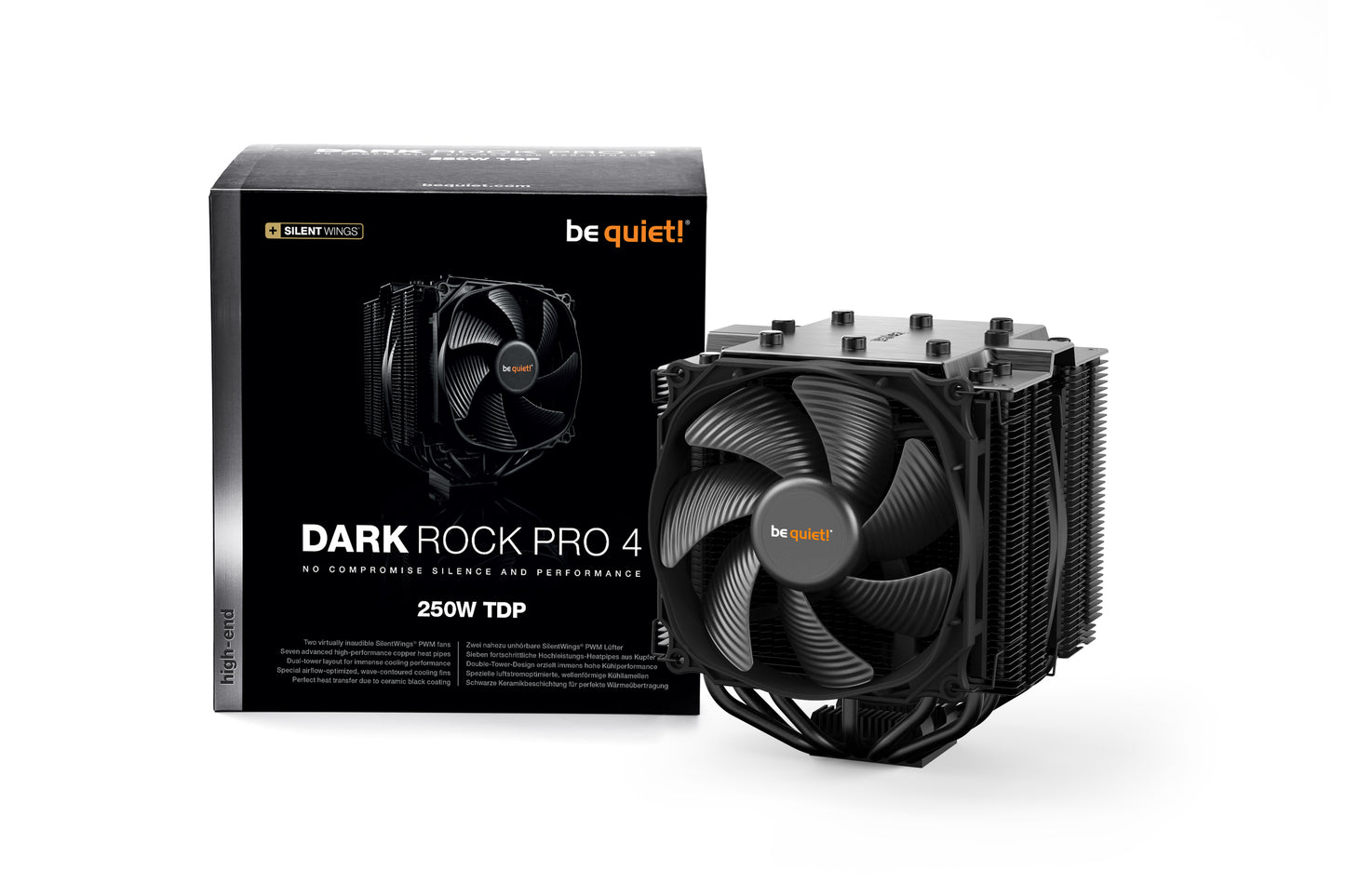 Be Quiet DARK ROCK PRO 4, No Compromise Silence and Performance (BK022)