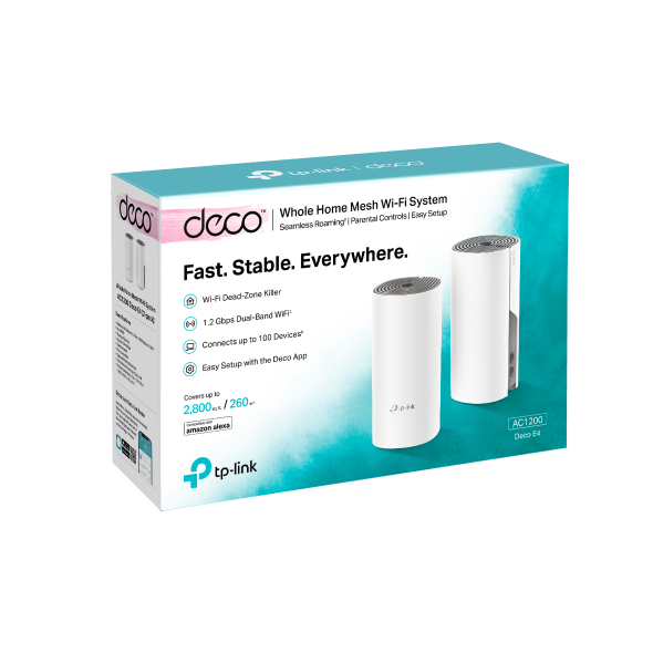 Tp-Link Deco E4 I AC1200 Whole Home Mesh Wi-Fi System