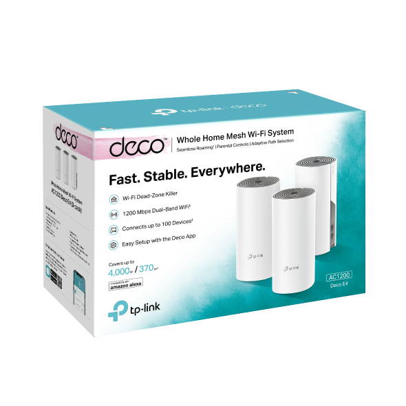 Tp-Link Deco E4 I AC1200 Whole Home Mesh Wi-Fi System