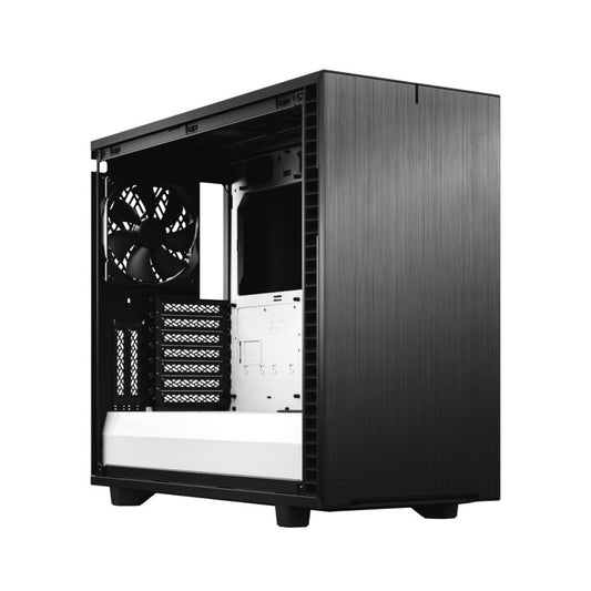 FRACTAL I Define 7 Clear Tint Tempered Glass - Black/White (Mid Tower)