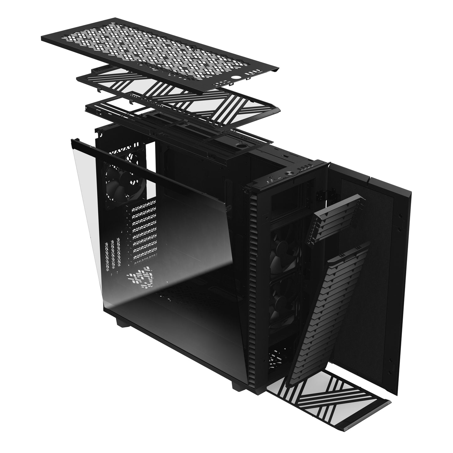 Fractal Design Define 7 XL - Black TG Dark Tint - Full Tower Computer Case E-ATX (FD-C-DEF7X-03)