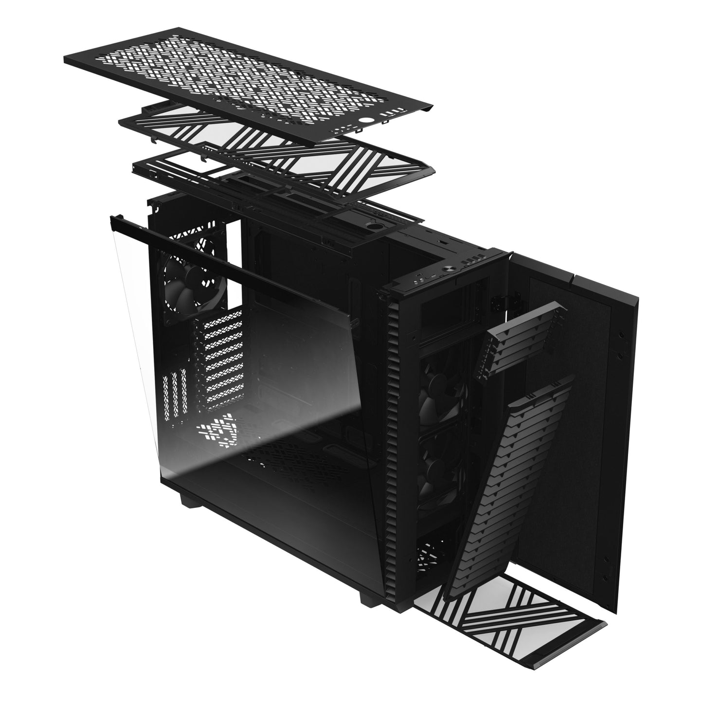 Fractal Design Define 7 XL - Black TG Light Tint- Full Tower Computer Case E-ATX (FD-C-DEF7X-02)