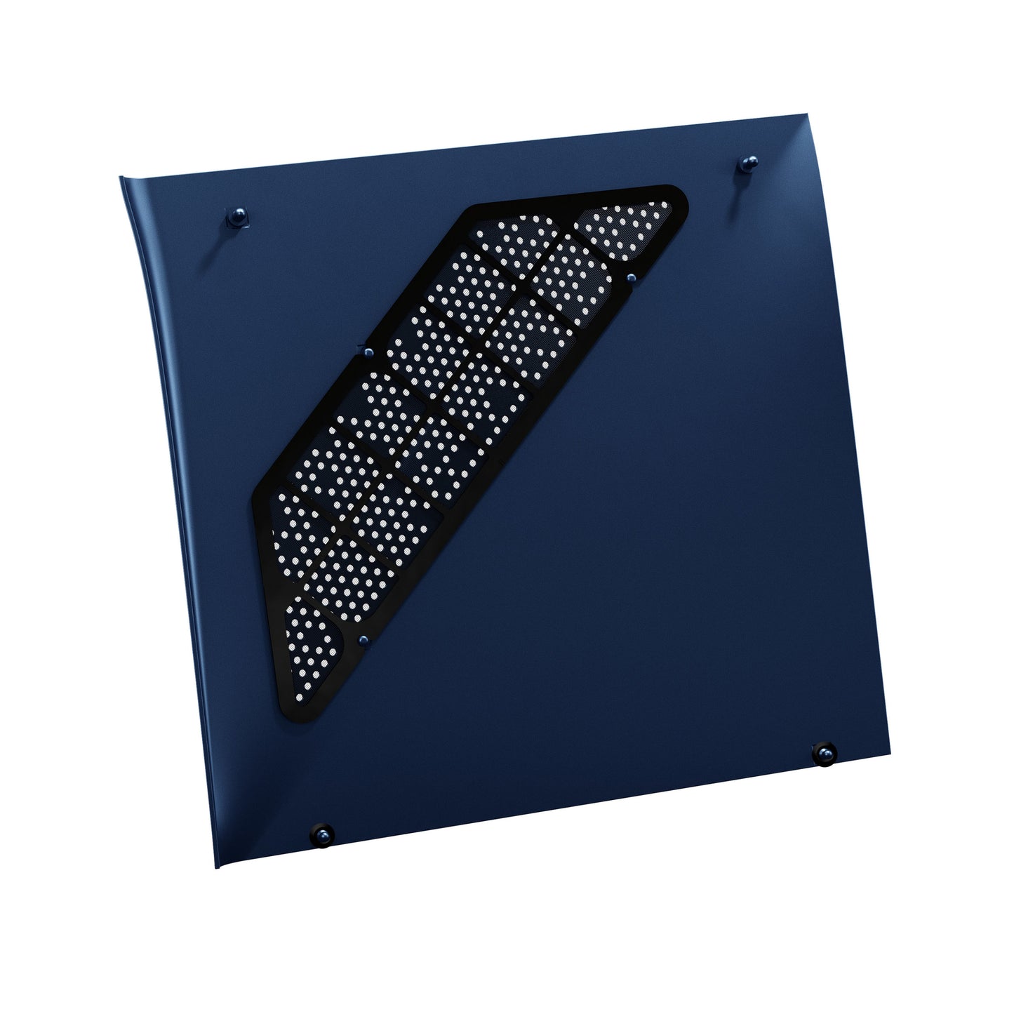 Fractal Design Era ITX - Cobalt -Anodized Aluminum/Steel Mini-ITX Compact Modular Small Form Factor Computer Case with Dark Tint Tempered Glass Top Panel