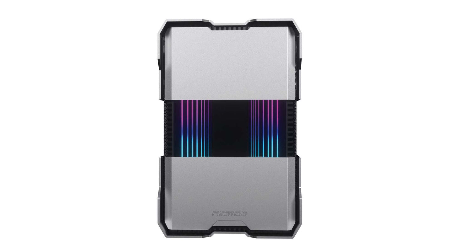 Phanteks Evolv Shift XT, extendable Small Form-Factor Chassis, Mini-ITX Gaming Chassis, PCI-e Gen4 Riser Cable, Digital-RGB Infinity Mirror, Triple-Slot GPU Support (PH-ES121XT)