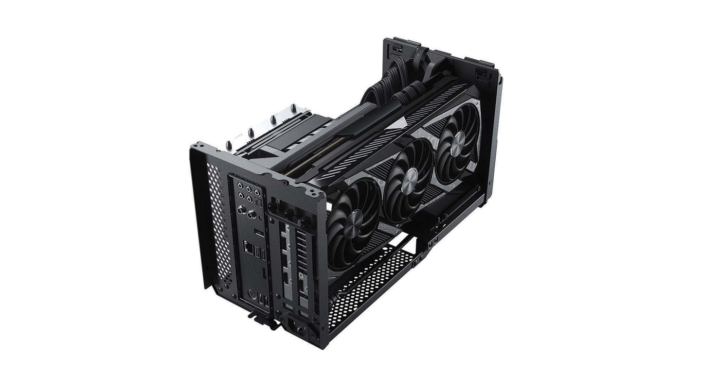 Phanteks Evolv Shift XT, extendable Small Form-Factor Chassis, Mini-ITX Gaming Chassis, PCI-e Gen4 Riser Cable, Digital-RGB Infinity Mirror, Triple-Slot GPU Support (PH-ES121XT)