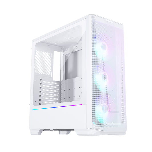 Phanteks Eclipse G360A Ultra-fine Performance Mesh, Mid-Tower Gaming case, Tempered Glass, Digital-RGB Lighting  (PH-EC360ATG)