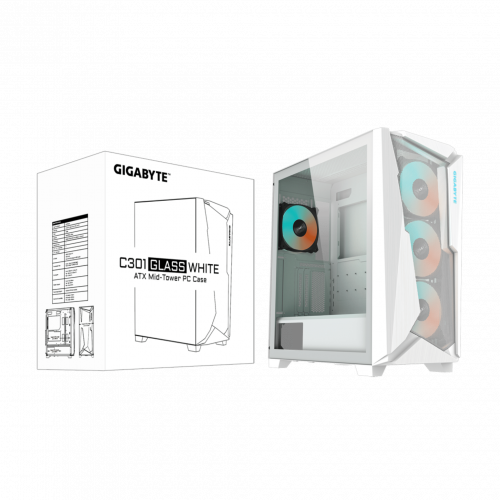GIGABYTE C301 GLASS WHITE V2 (GP-C301GW-V2)