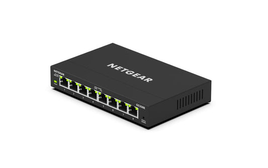 NETGEAR 8-Port Gigabit Ethernet Plus Switch (GS308E-100PES)