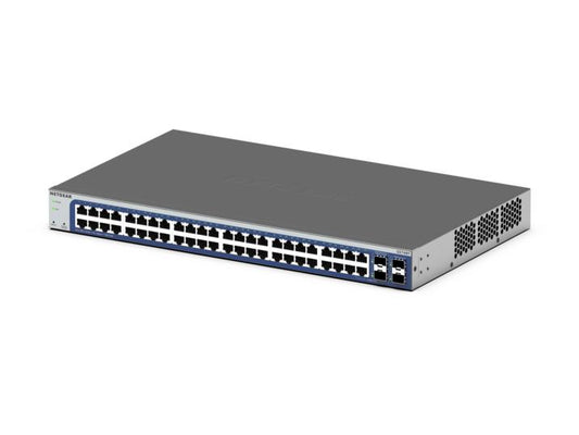 NETGEAR 48-Port Gigabit Ethernet Smart Switch With 2 Copper/SFP Combo Ports and 2 Dedicated SFP Ports