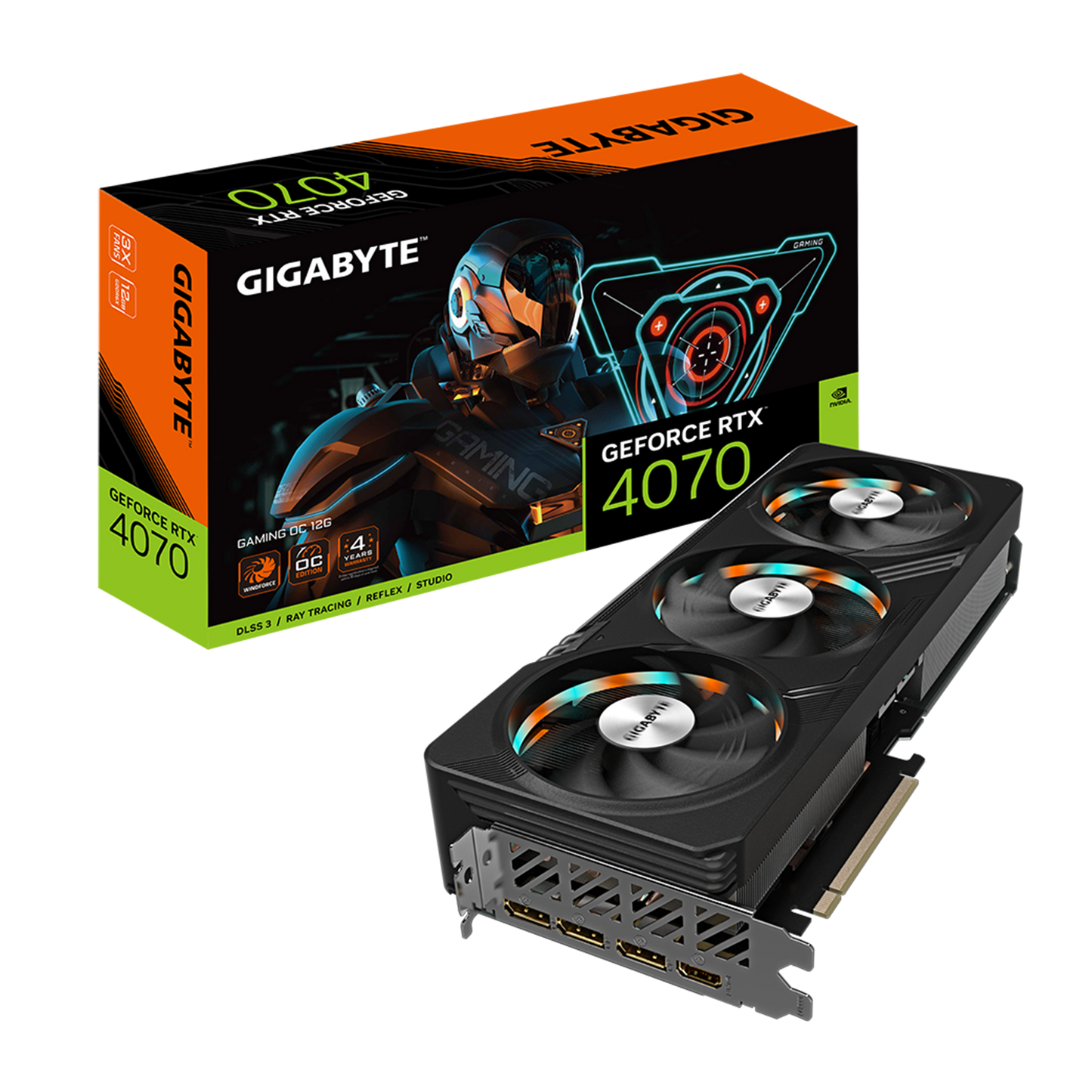 GIGABYTE GEFORCE RTX 4070 GAMING OC 12G (GV-N4070GAMING-OC-12GD)