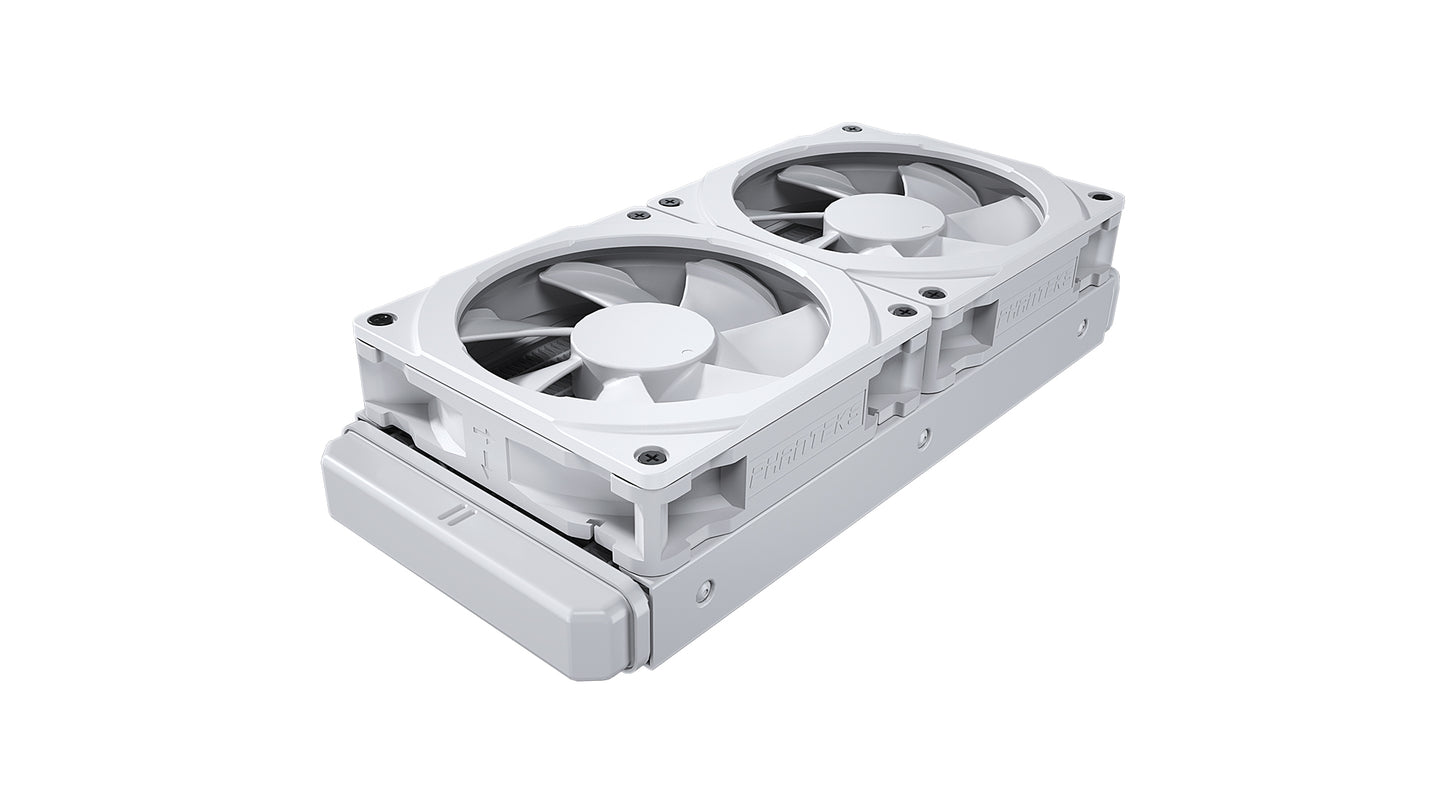 Phanteks Glacier One 240 MPH D-RGB AIO Liquid CPU Cooler with Halos Fan Frame Infinity Mirror Pump Cap Design (PH-GO240MPH)