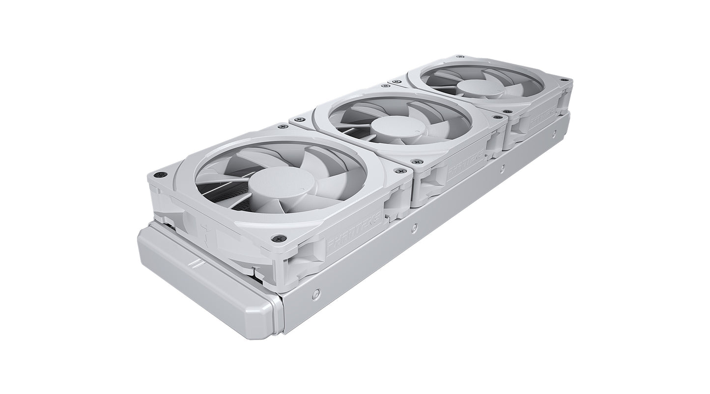 Phanteks Glacier One 360 MPH D-RGB AIO Liquid CPU Cooler with Halos Fan Frame Infinity Mirror Pump Cap Design (PH-GO360MPH)