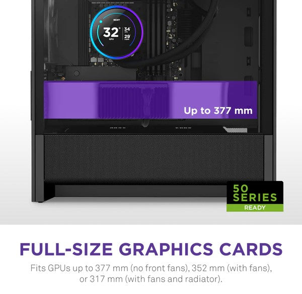 NZXT H3 Flow Black Micro-ATX Airflow Case
