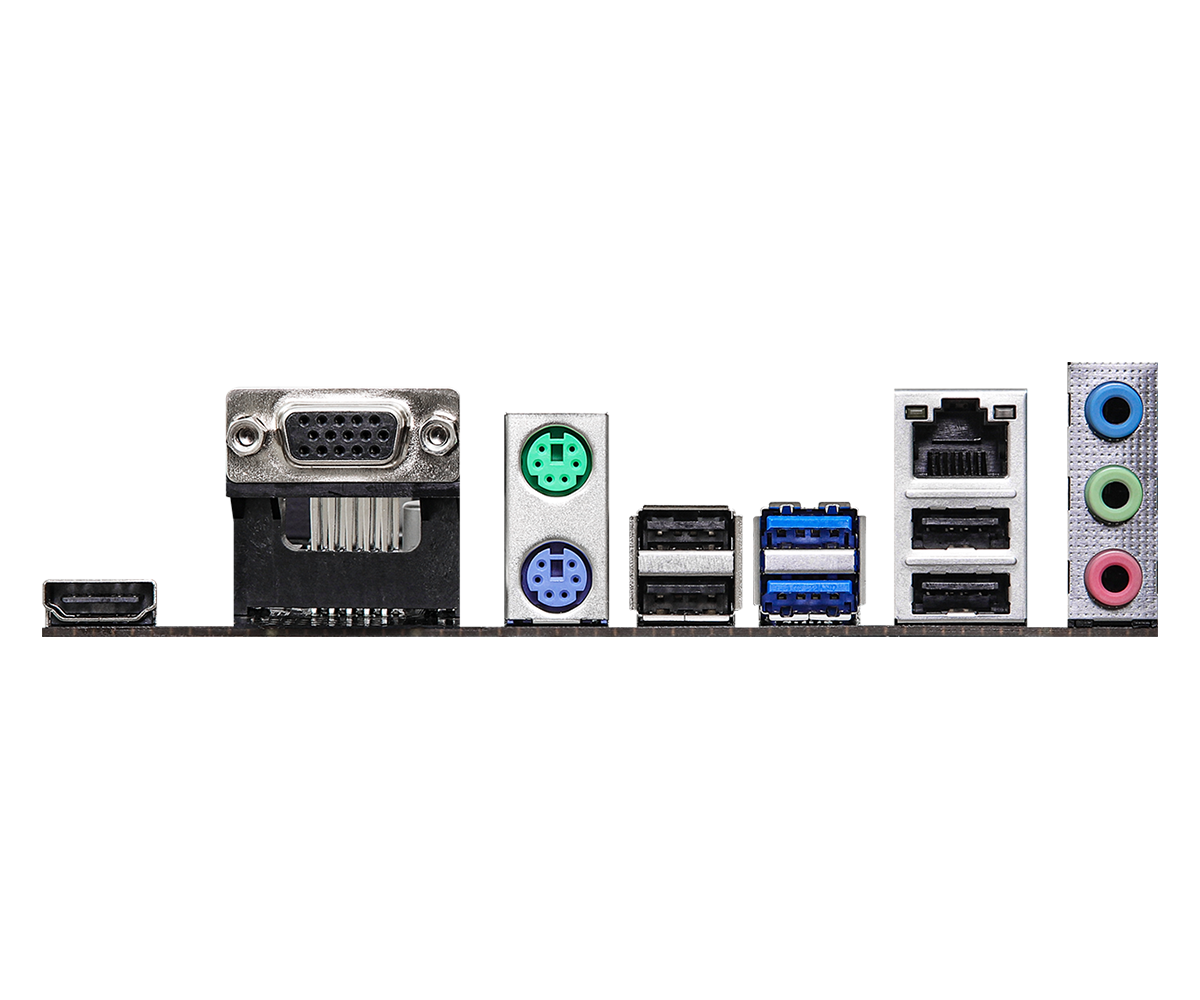ASRock H510M-HVS Supports 10th Gen Intel® Core™ Processors and 11th Gen Intel® Core™ Processors, Supports DDR4 3200MHz (OC)