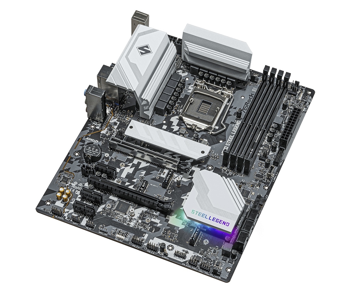 ASRock H570 Steel Legend Supports 10th Gen Intel® Core™ Processors and