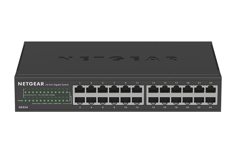 NETGEAR SOHO 24-Port Gigabit Ethernet Unmanaged Switch Version 2.0 (GS324-200NAS / GS324-200EUS)