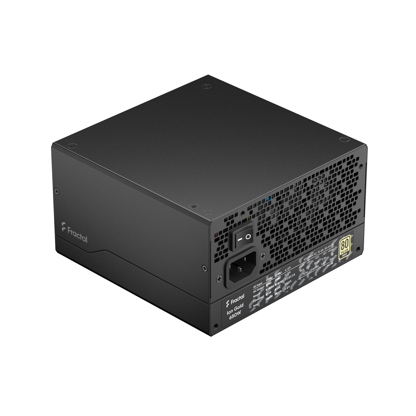 Fractal Design ION Gold 650W Fully Modular Power Supply, US Cord