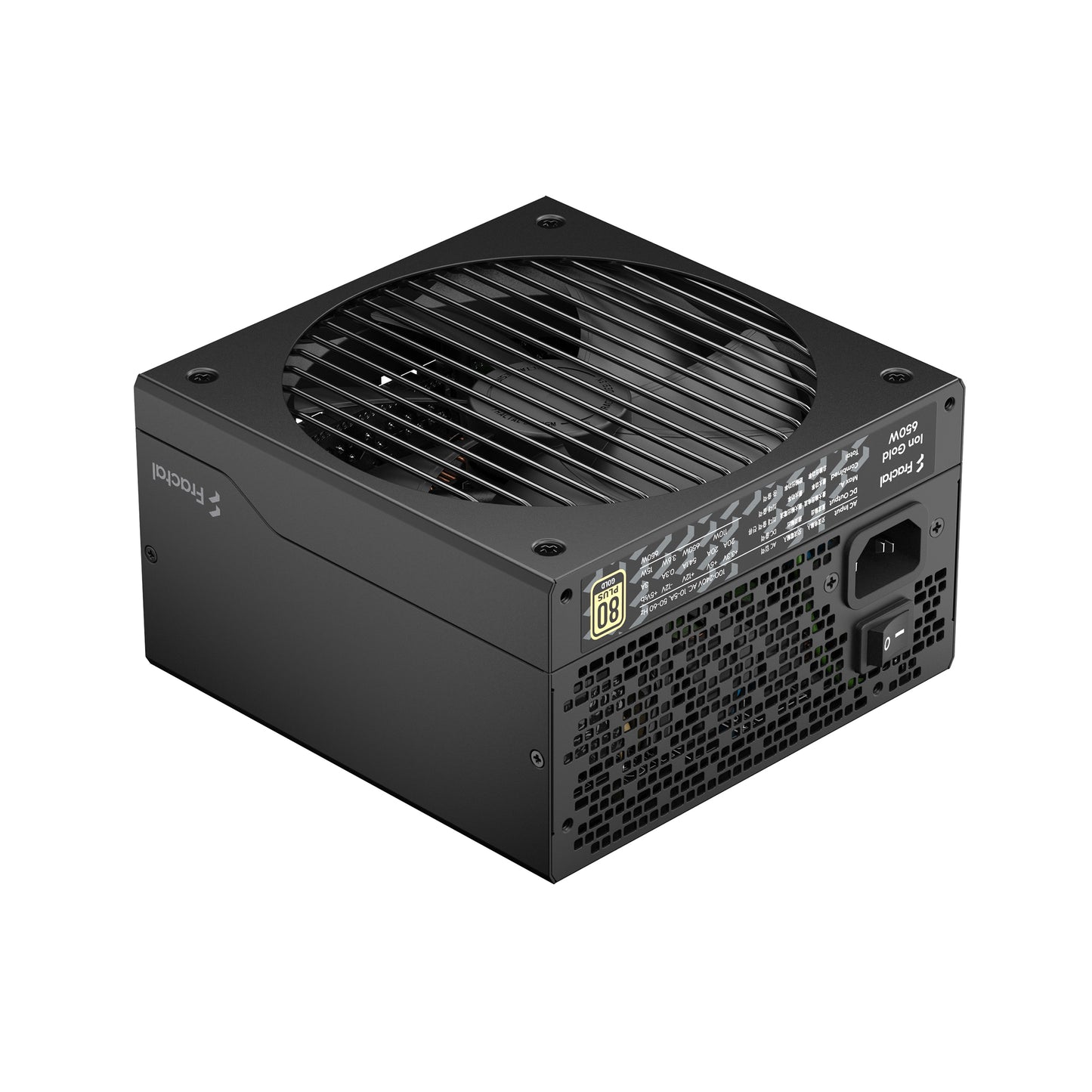 Fractal Design ION Gold 650W Fully Modular Power Supply, US Cord