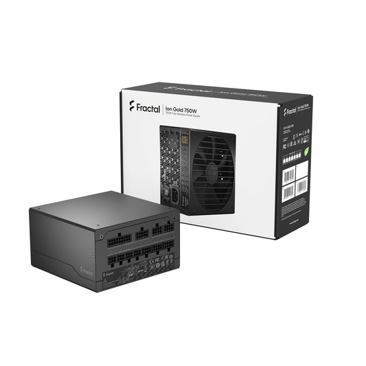 Fractal Design ION Gold 750W Fully Modular Power Supply, US Cord