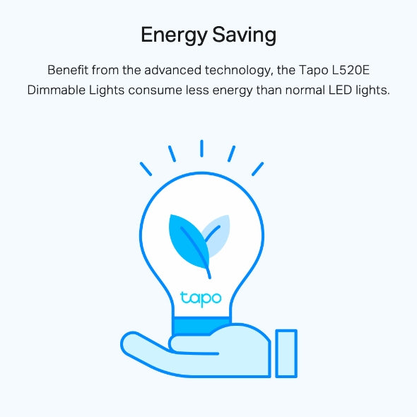 Tp-Link Tapo L520E I Smart WiFi Light Bulb, Daylight & Dimmable