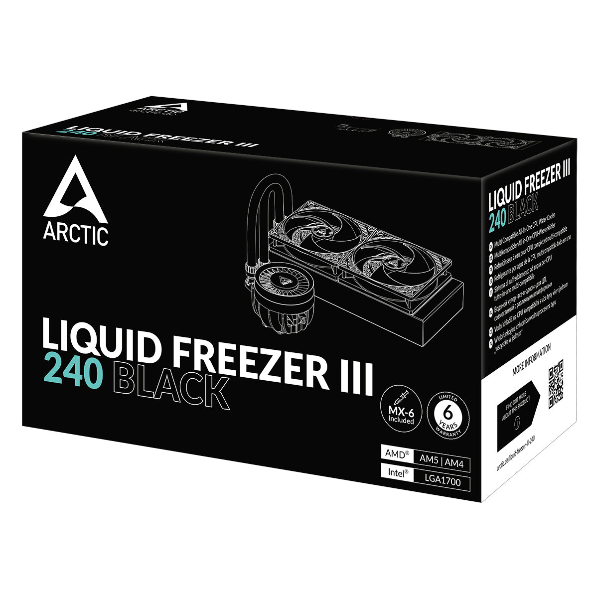 ARCTIC Liquid Freezer III 240 I Multi Compatible All-in-One CPU Water Cooler