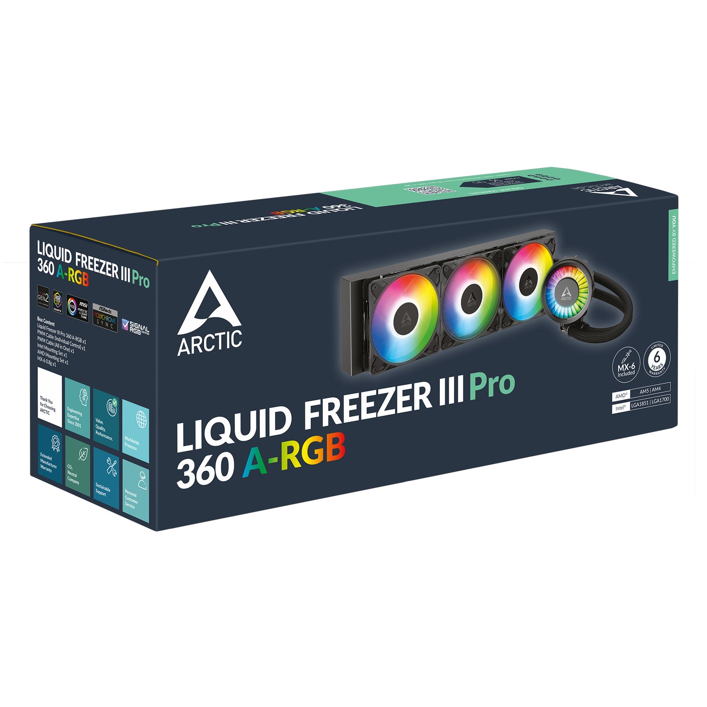 Arctic Liquid Freezer III Pro 360 (Black/White)