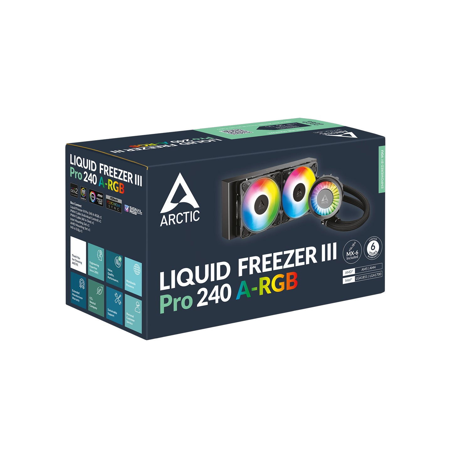Arctic Liquid Freezer III Pro 240 Non ARGB/ARGB (Black)