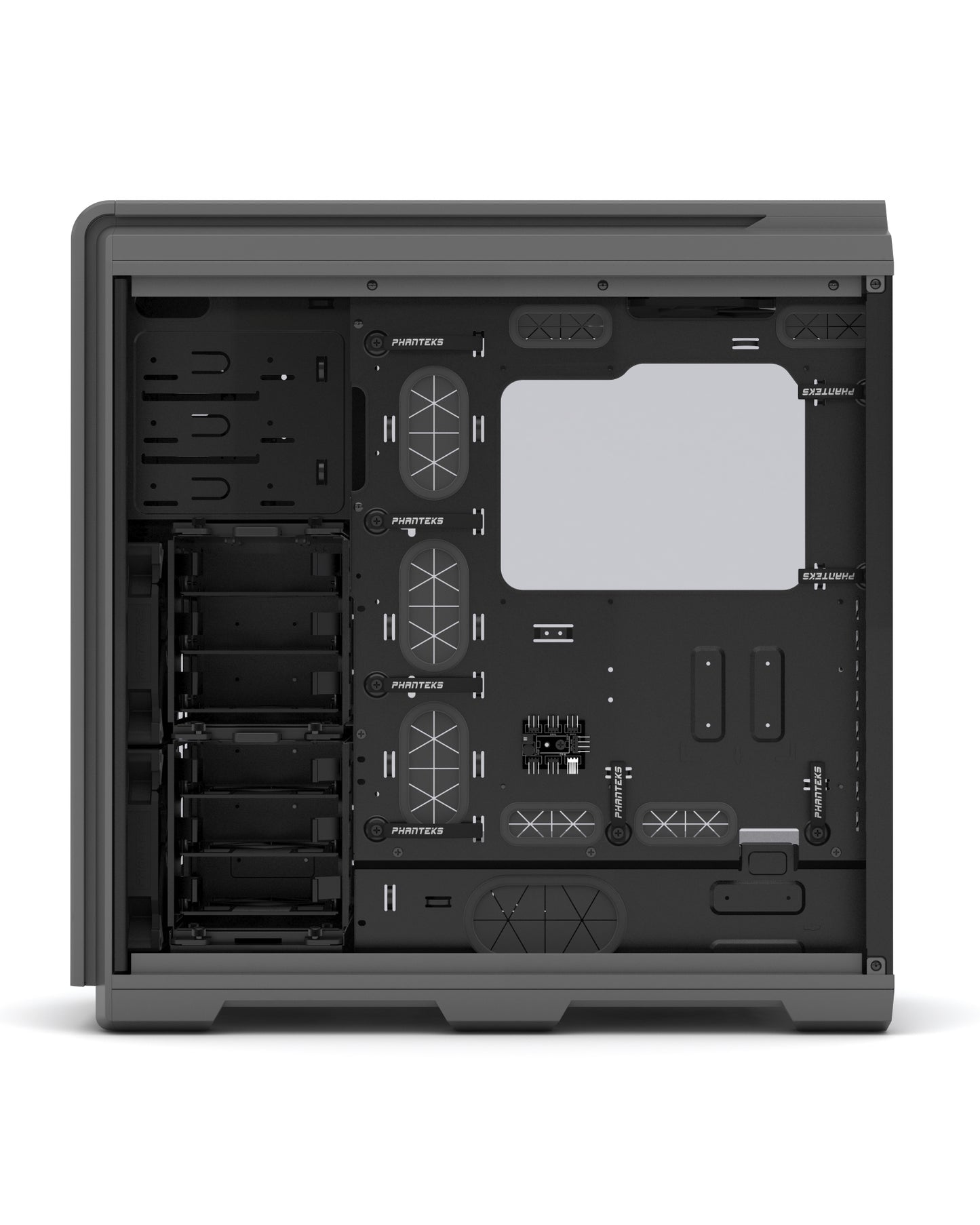 Phanteks Enthoo Luxe Full Tower, Tempered Glass Window w/ Multi Colors LED (PH-ES614LTG)