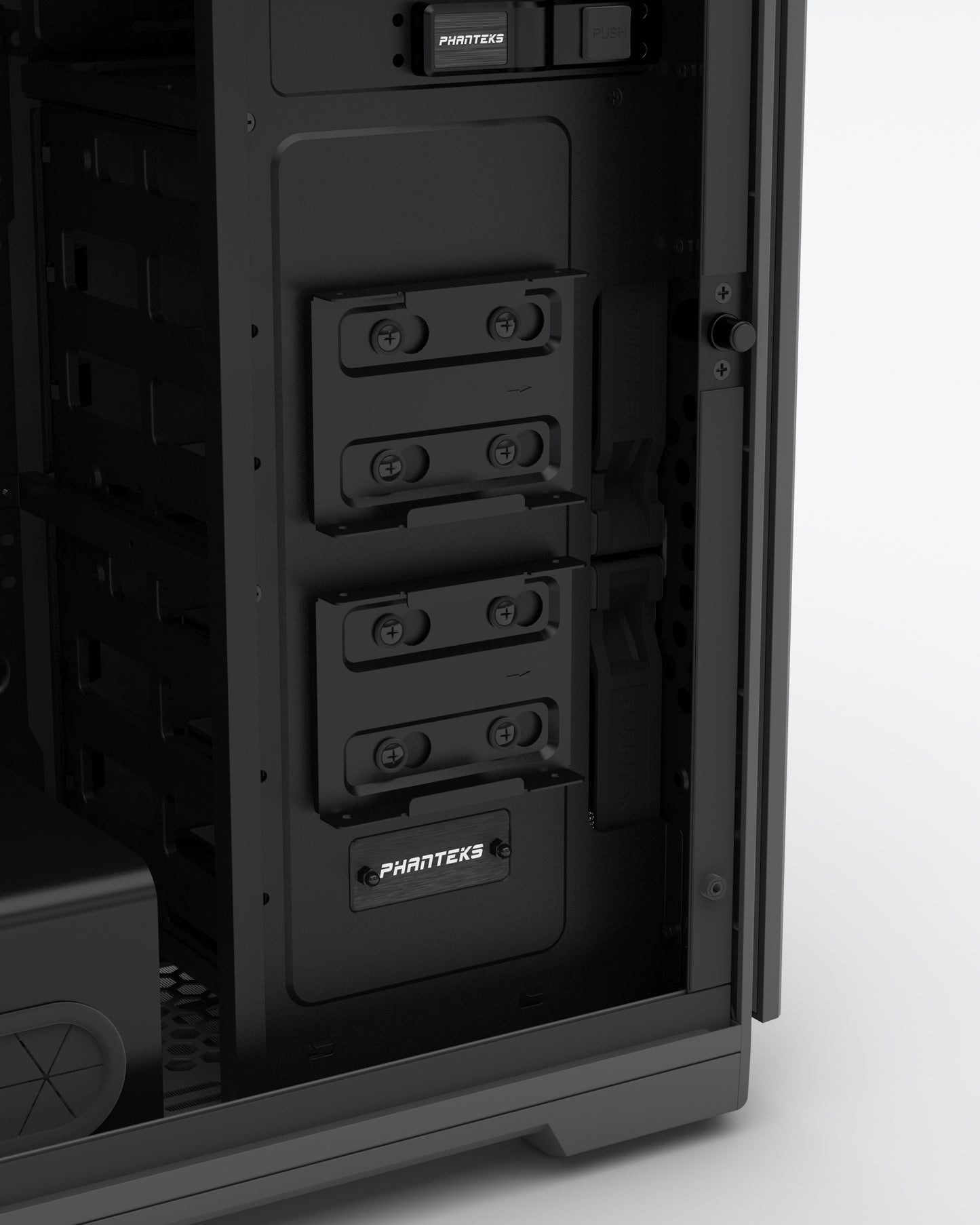 Phanteks Enthoo Luxe Full Tower, Tempered Glass Window w/ Multi Colors LED (PH-ES614LTG)