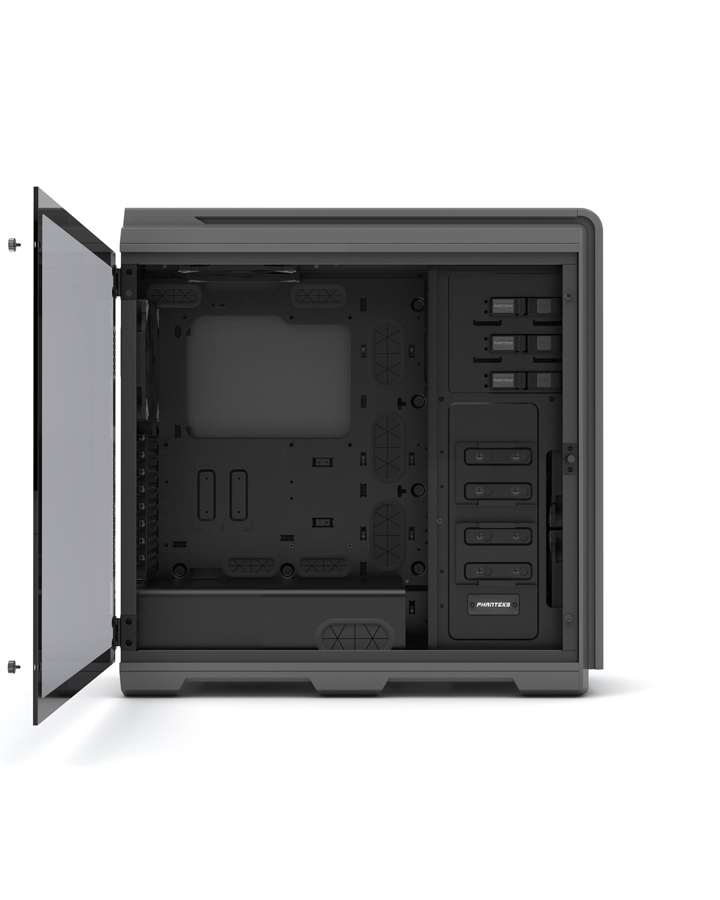 Phanteks Enthoo Luxe Full Tower, Tempered Glass Window w/ Multi Colors LED (PH-ES614LTG)