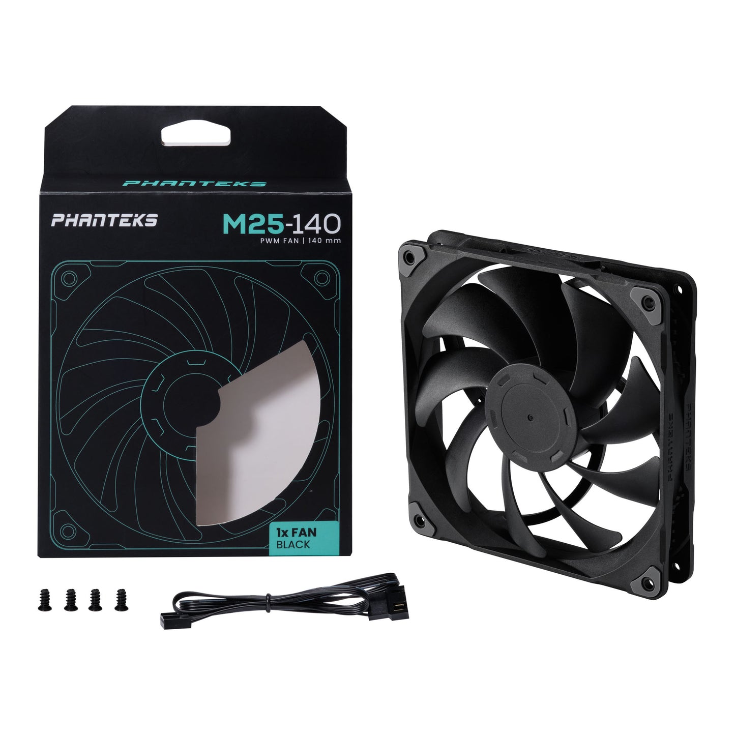 Phanteks F140M25 140MM FAN (PH-F140M25_PWM_BBK01)