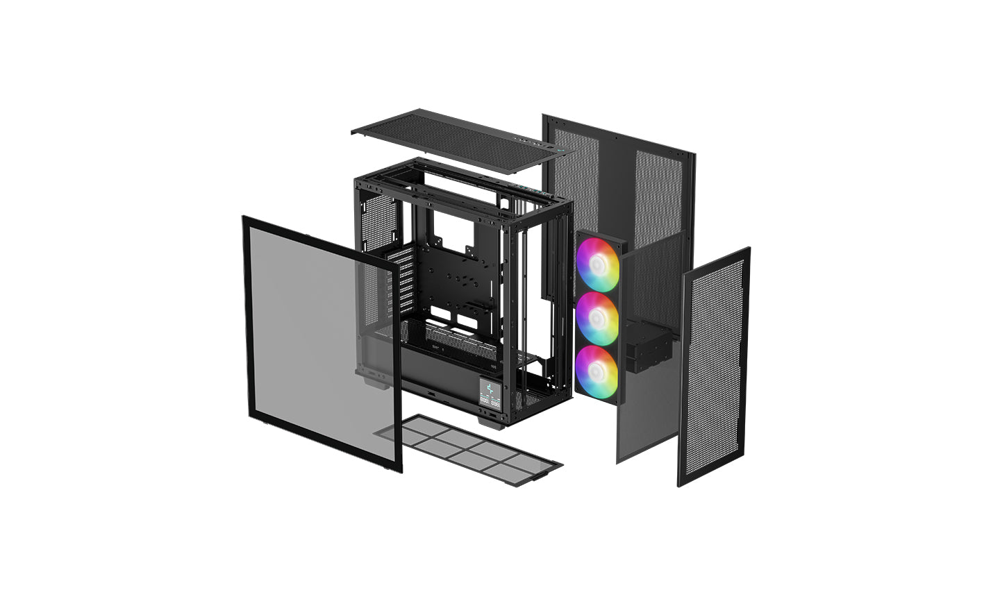 Deepcool Morpheus reconfigurable ATX+ chassis (MORPHEUS-BKAPA1-G-1 / MORPHEUS-WHAPA1-G-1)