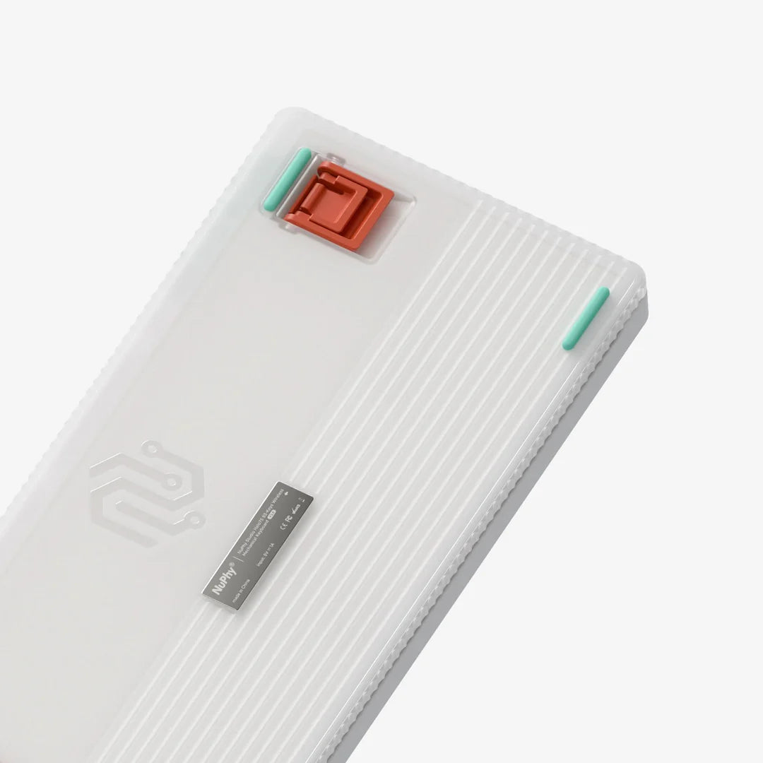NuPhy® Halo75 V2 QMK/VIA RGB Hot-Swappable 83-Key Wireless Mechanical Keyboard - Blush Switch / Iconic White
