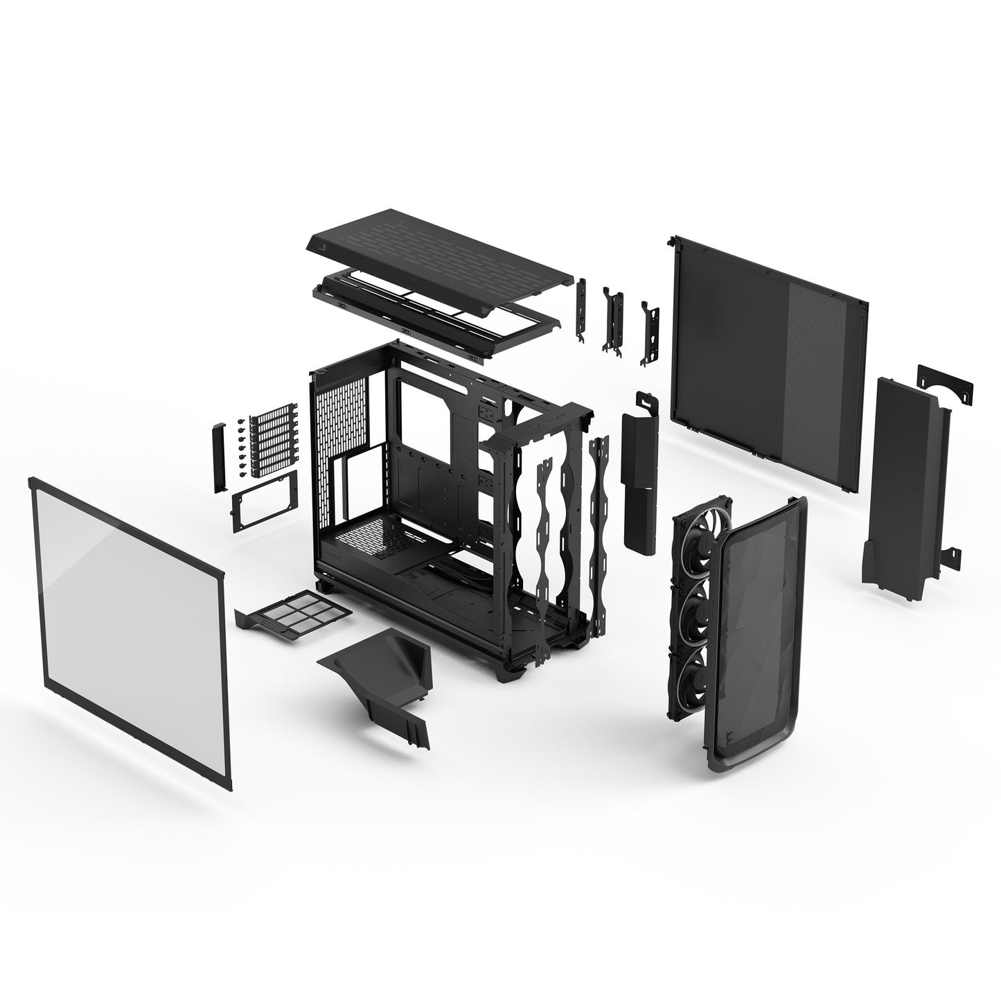 Fractal Design Meshify 3 XL Black/White RGB TG Light Tint