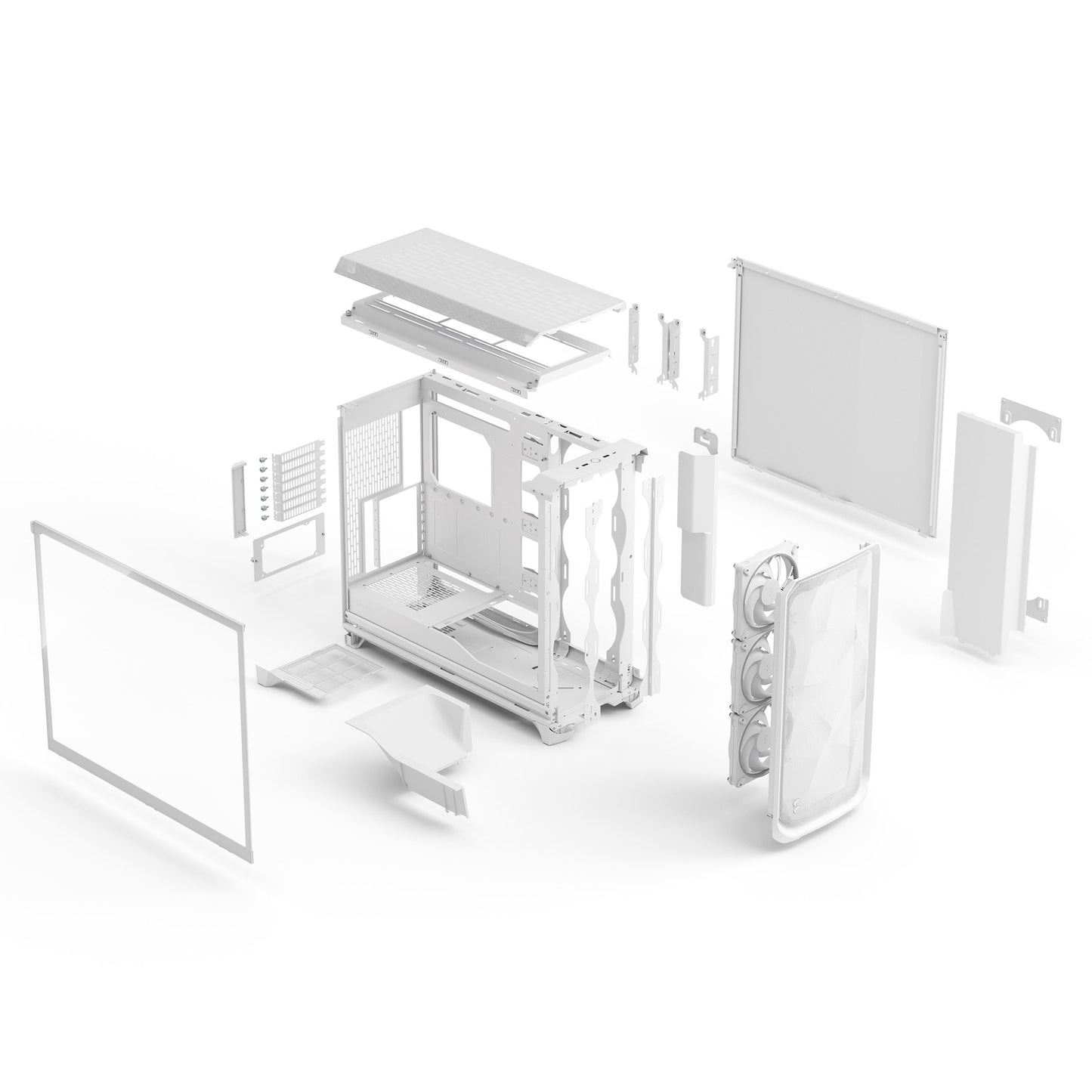 Fractal Design Meshify 3 XL Black/White RGB TG Light Tint