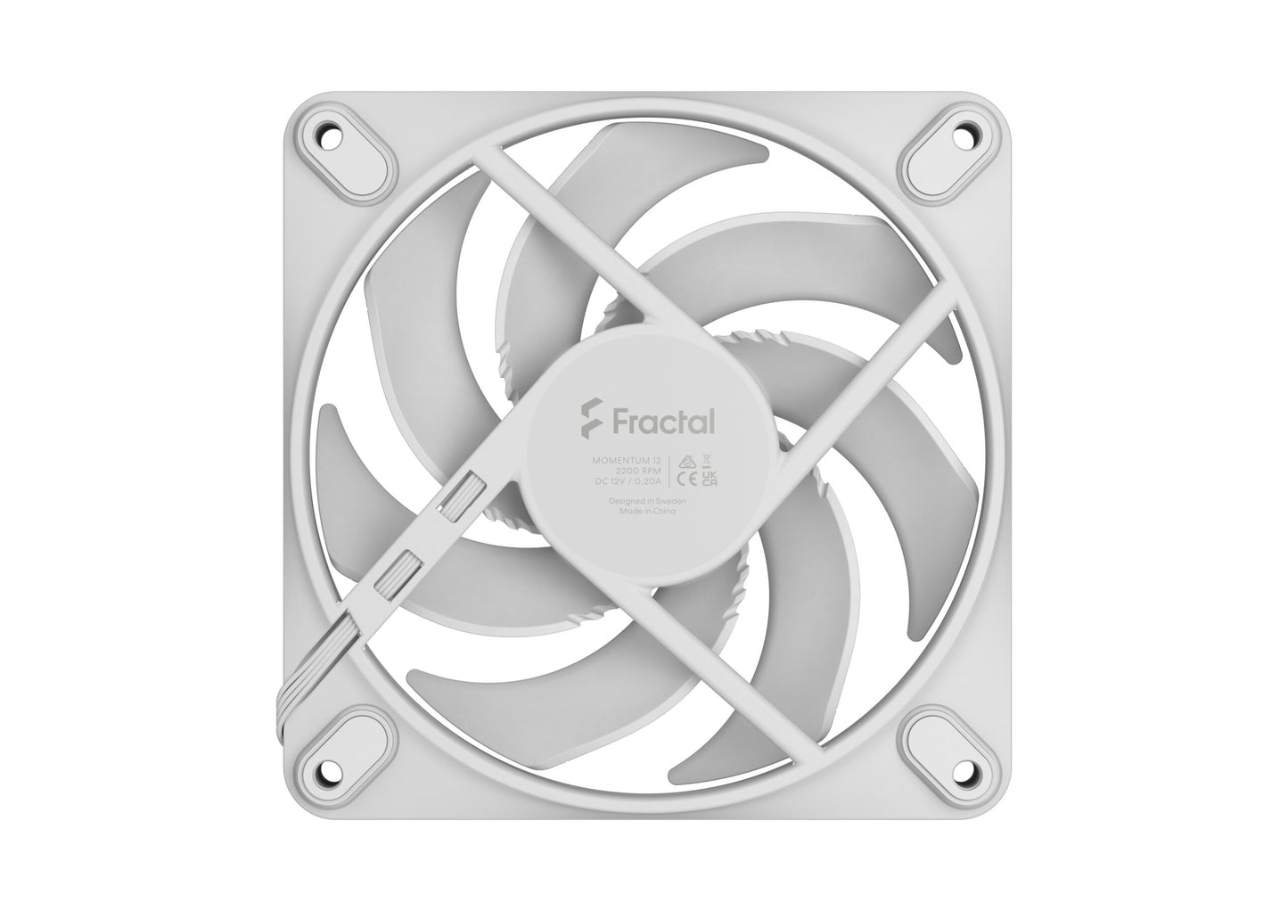 Fractal Design Momentum 14 Black/White 140mm Fan