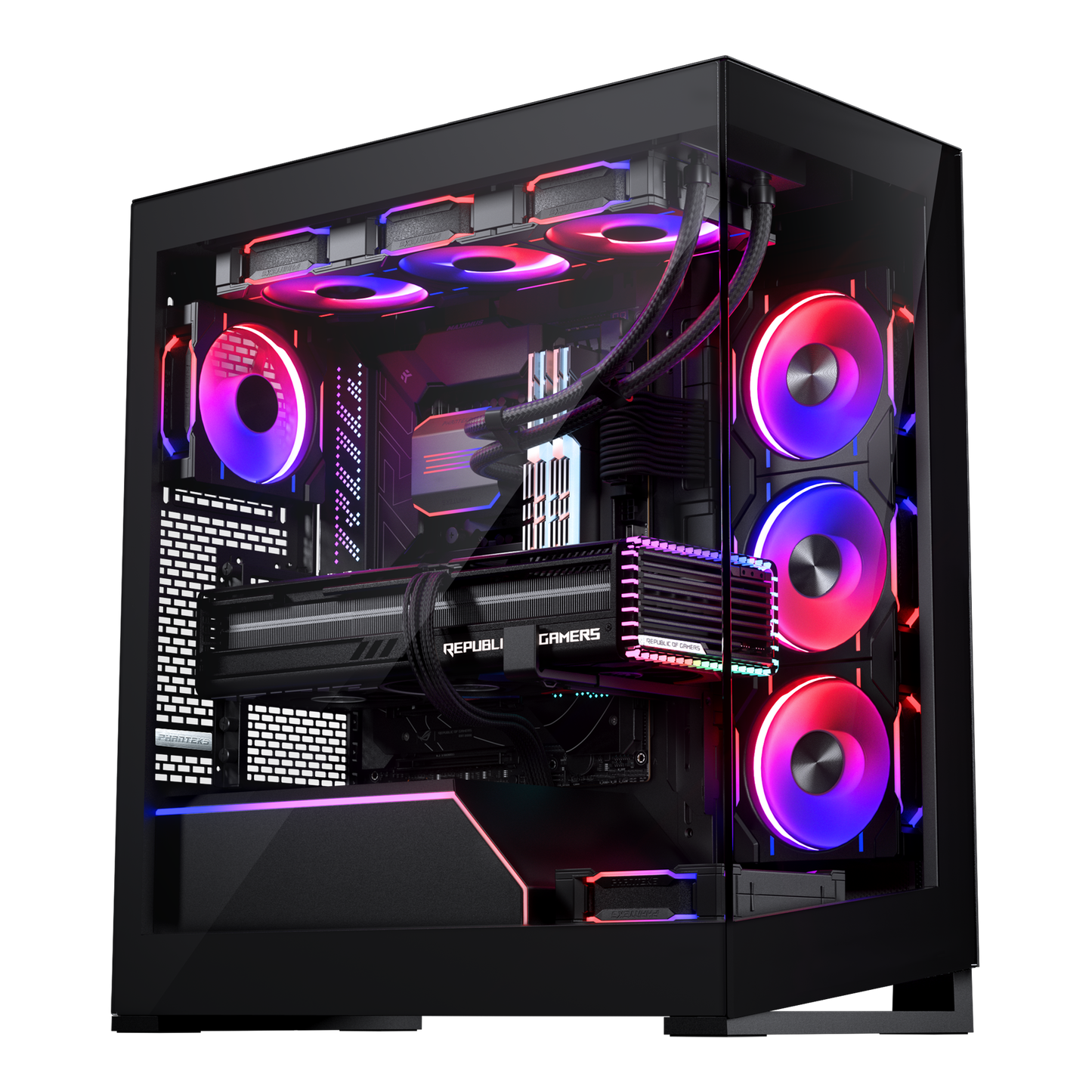 Phanteks NV5 Tempered Glass DRGB mid-tower chassis