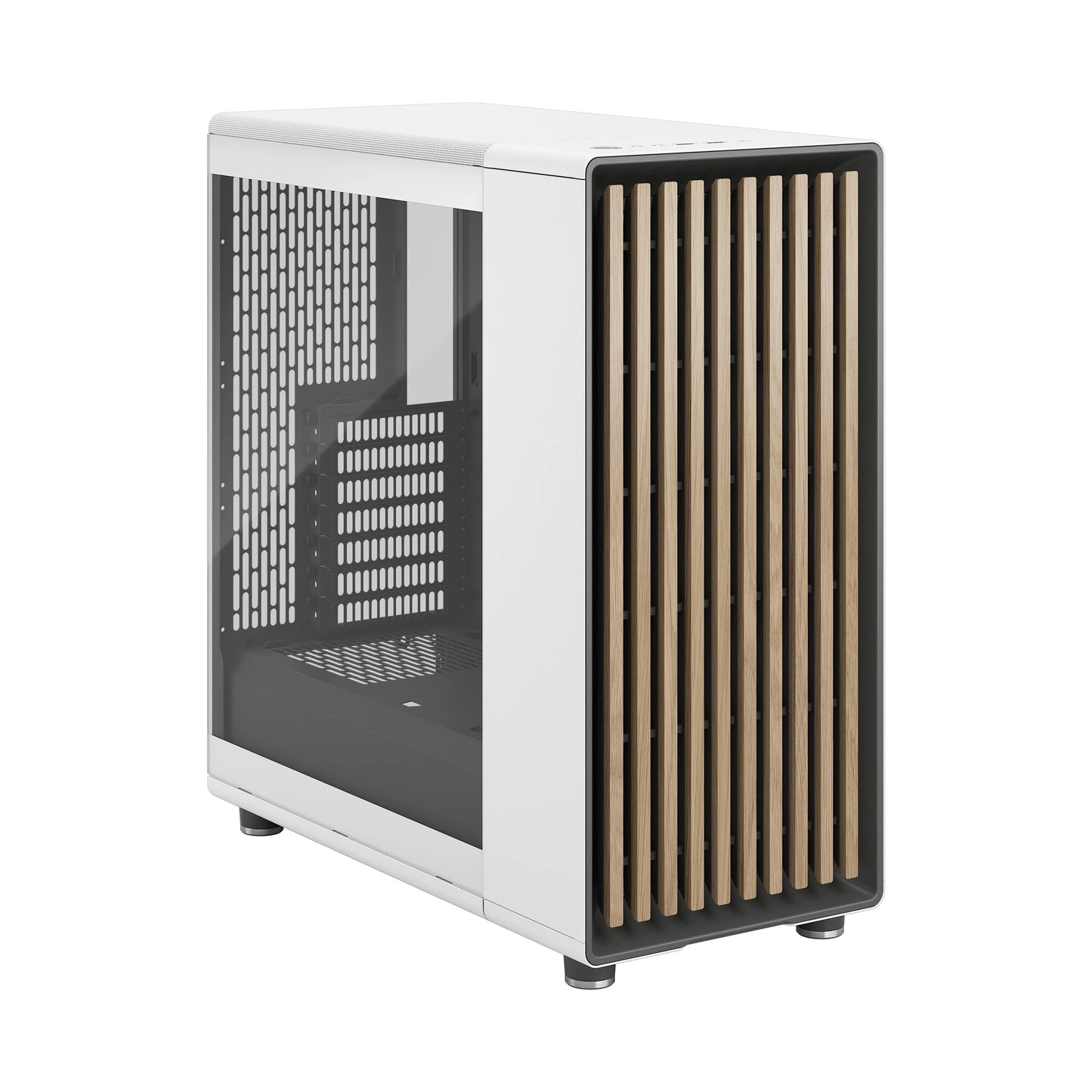 Fractal Design North Chalk White - Tempered Glass