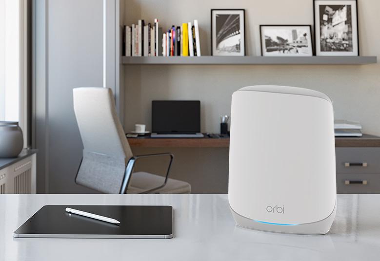 NETGEAR AX5400 Orbi 760 Series Tri-band WiFi 6 Mesh Add-on Satellite, 5.4Gbps (RBS760-100EUS)