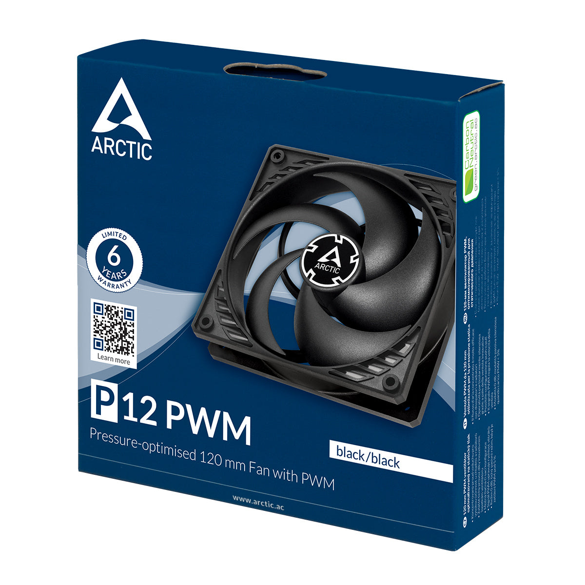 Arctic P12 PWM Pressure-Optimised 120 mm Fan with PWM Pressure-optimised, Quiet Motor