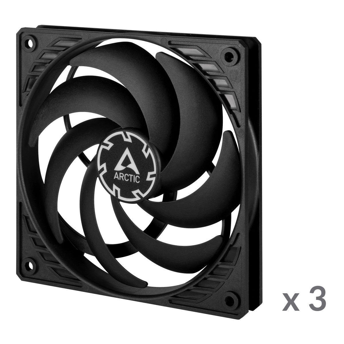 Arctic P12 Slim PWM PST Pressure-Optimised 120 mm PWM Fan with integrated Y-Cable 3 Pack ( ACFAN00275A)
