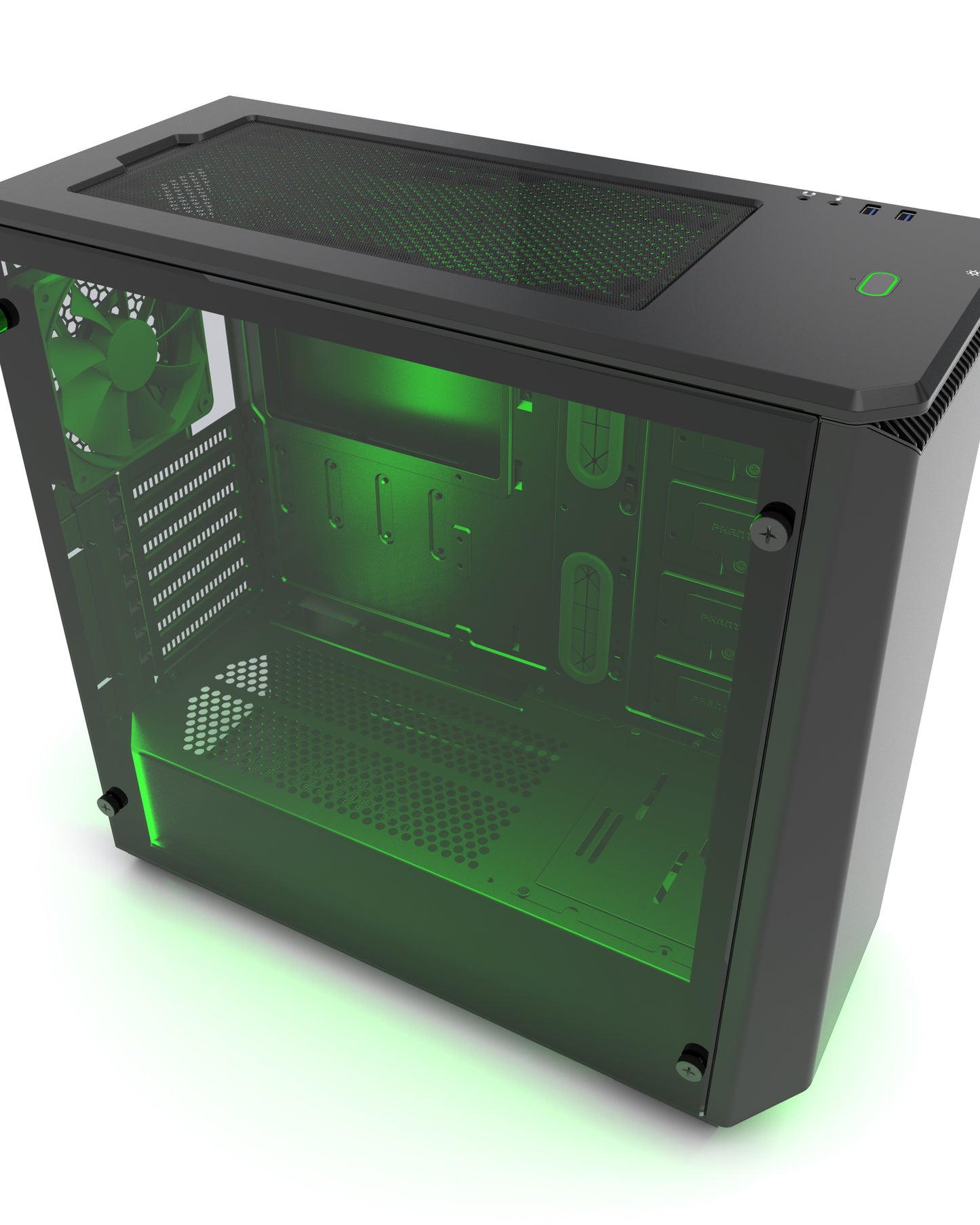 Phanteks Eclipse P400A Digital ATX Mid-tower Mesh Front Panel, Tempered Glass, Digital-RGB (PH-EC400ATG)
