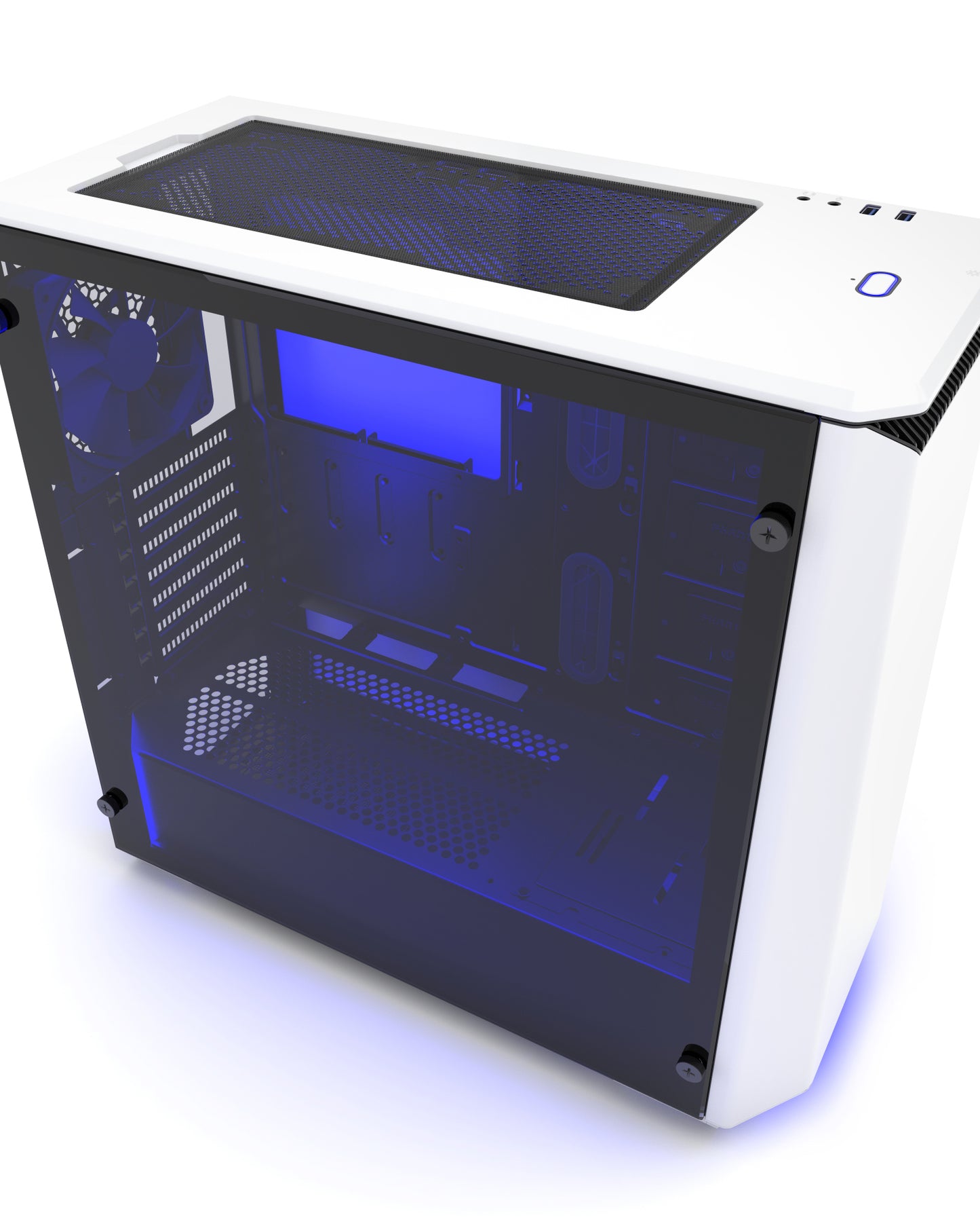 Phanteks Eclipse P400A Digital ATX Mid-tower Mesh Front Panel, Tempered Glass, Digital-RGB (PH-EC400ATG)