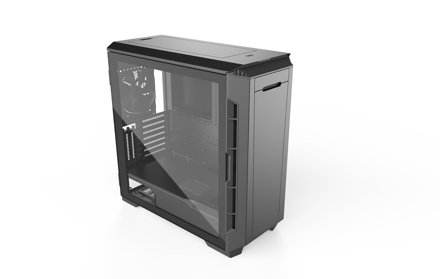Phanteks Eclipse P600S Hybrid Silent and Performance ATX Chassis -Tempered Glass, Fabric Filter, Dual System Support, PWM hub, Sound dampening Panels (PH-EC600PSTG)