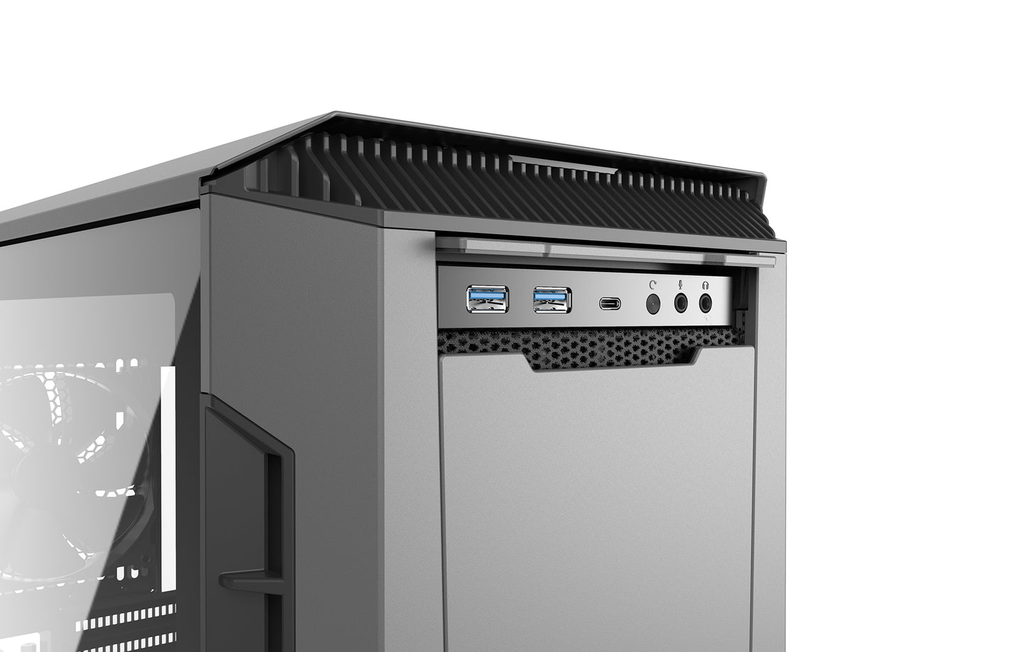 Phanteks Eclipse P600S Hybrid Silent and Performance ATX Chassis -Tempered Glass, Fabric Filter, Dual System Support, PWM hub, Sound dampening Panels (PH-EC600PSTG)