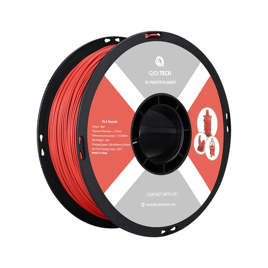QIDI | PLA Rapid Filament Black 1.75mm 1kg 3D Printer Filament